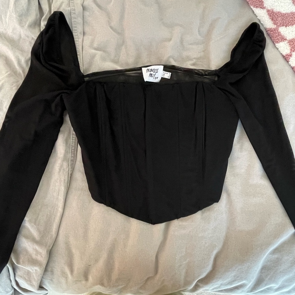 Long Sleeve Princess Polly Beverly Top - Picture 2 of 3